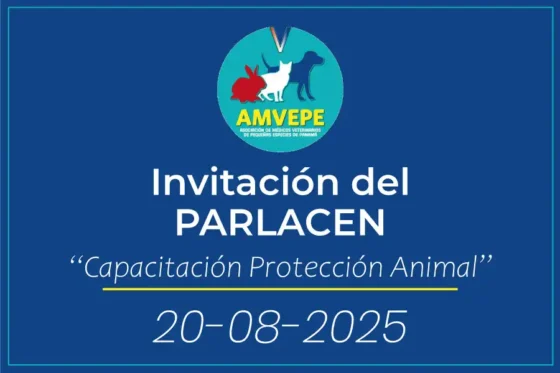 Invitación PARLACEN Capacitación Protección Animal